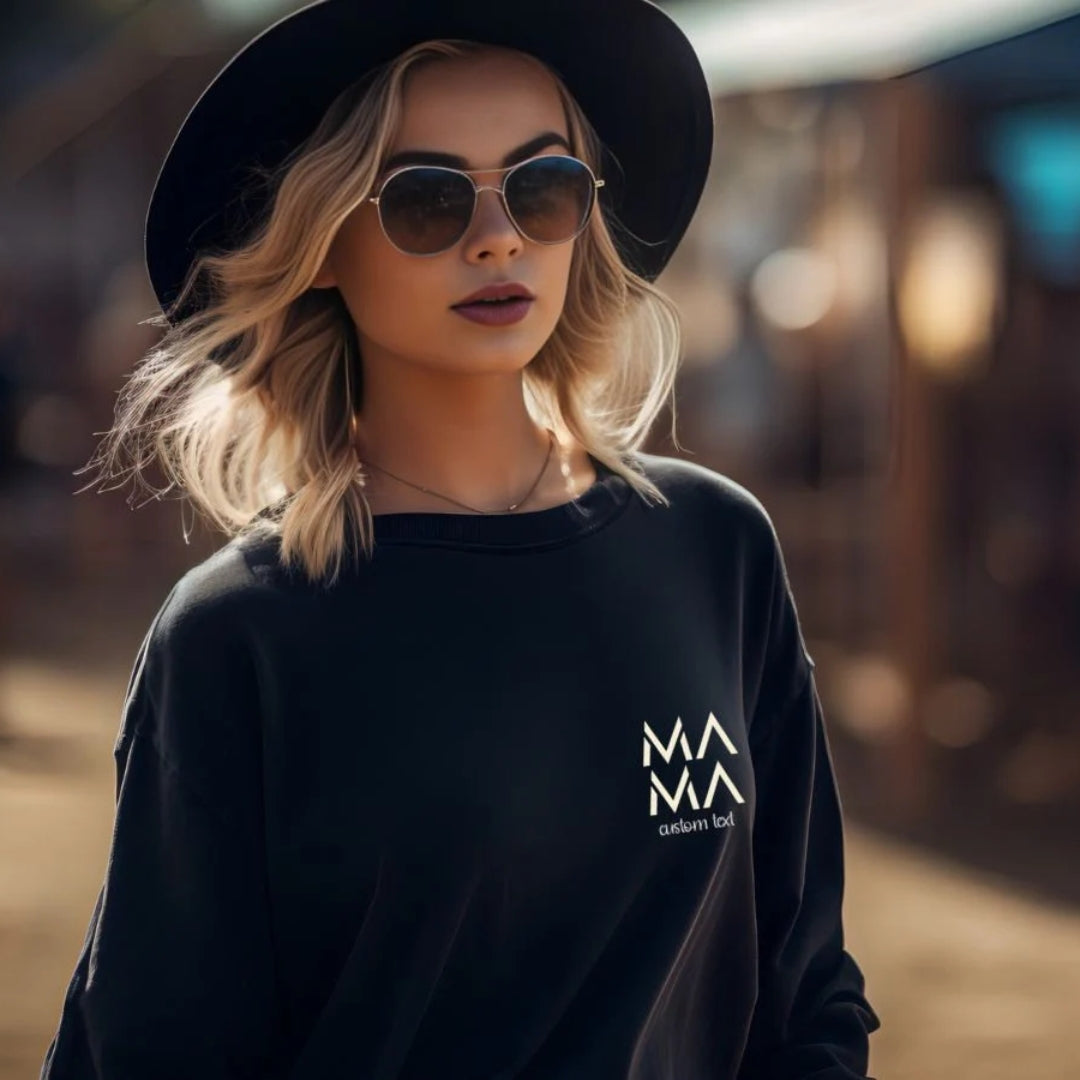 Sweat-shirt personnalisé pour maman, t-shirt minimaliste, cadeau de fête des mères, sweat à capuche pour maman
