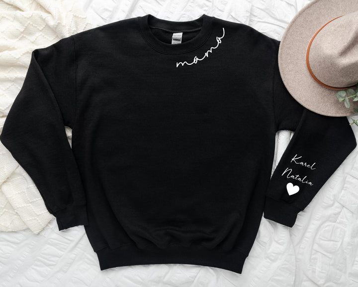 Plus Velvet Style – Sweat-shirt/sweat à capuche pour maman avec col personnalisé