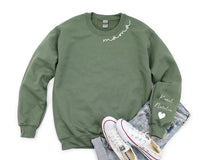 Plus Velvet Style – Sweat-shirt/sweat à capuche pour maman avec col personnalisé
