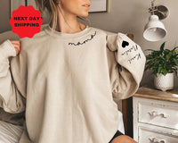 Plus Velvet Style – Sweat-shirt/sweat à capuche pour maman avec col personnalisé