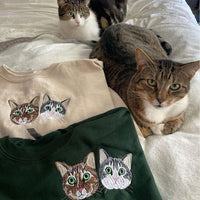 Sweat-shirt personnalisé avec photo de votre chien, sweat-shirt personnalisé avec nom de chien brodé, cadeau pour les amoureux des chiens