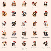 Sweat à capuche de Noël avec tête de chien, sweat à capuche personnalisé pour maman chien