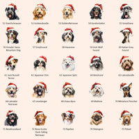 Sweat à capuche de Noël avec tête de chien, sweat à capuche personnalisé pour maman chien