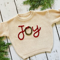Pulls de NOËL personnalisés avec broderie à la main pour bébés et tout-petits