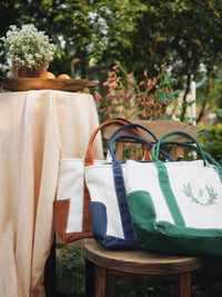 Tote bag voor bruidsmeisjes, cadeau voor bruidsmeisjes, gepersonaliseerde tote bag voor varen, geborduurde canvas tote bag, tote bag voor bruidsdouches, cadeau voor moeder, cadeau voor moeder