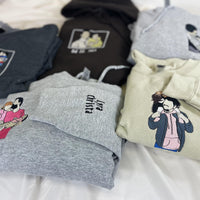 Geborduurd shirt voor de eerste keer vader | Aangepast shirt voor nieuwe vaders | Gepersonaliseerd T-shirt met foto van papa | Cadeau voor nieuwe vaders
