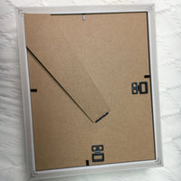 (Hart met lied) Aangepast bloemenframe met ECHTE MAANSTAND Jubileumkalender