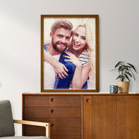 Gepersonaliseerde fotopuzzel met lijst, puzzelcadeau voor mannen