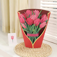 🎁Moederdagcadeau💐Pop-upboeket wenskaart💐Cadeau voor mama