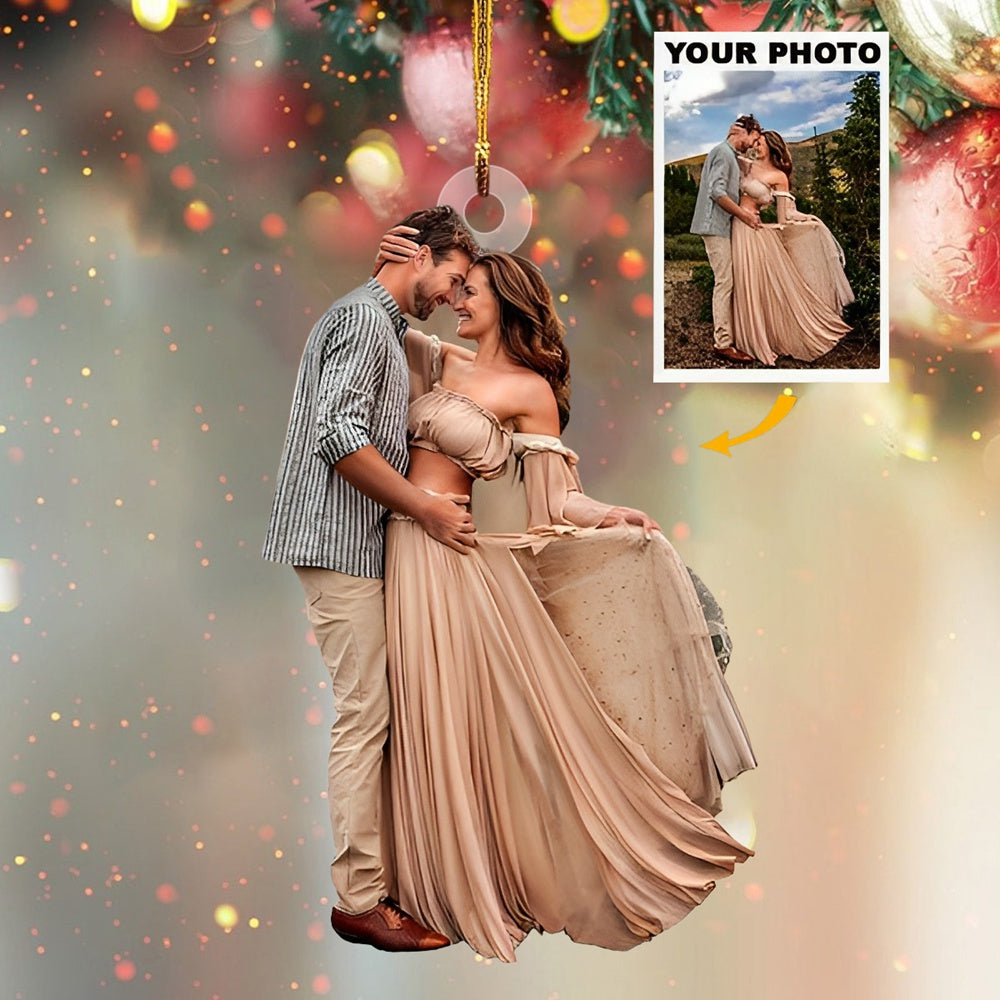 Personaliseer je foto-ornament - gepersonaliseerd foto-ornament - kerstcadeaus voor familie