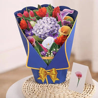 🎁Moederdagcadeau💐Pop-upboeket wenskaart💐Cadeau voor mama