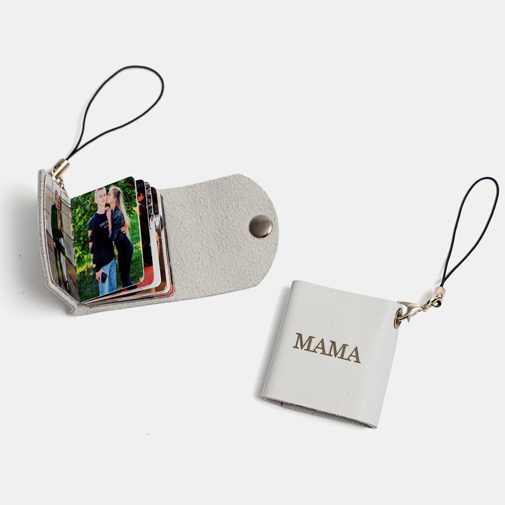 Mini fotoalbum sleutelhanger