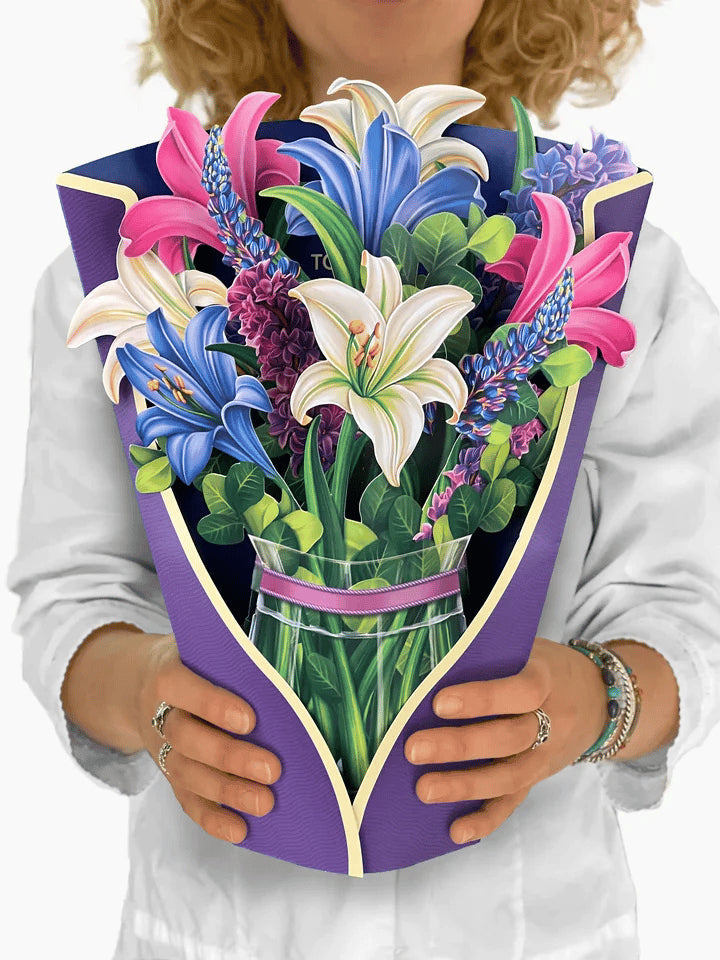 🎁Moederdagcadeau💐Pop-upboeket wenskaart💐Cadeau voor mama