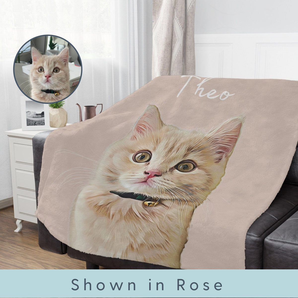 Gepersonaliseerde deken voor huisdieren met foto van huisdier, gepersonaliseerde deken voor honden met naam, gepersonaliseerde deken met foto van kat, deken met foto van huisdier, cadeau voor hondenvader