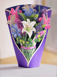 🎁Moederdagcadeau💐Pop-upboeket wenskaart💐Cadeau voor mama
