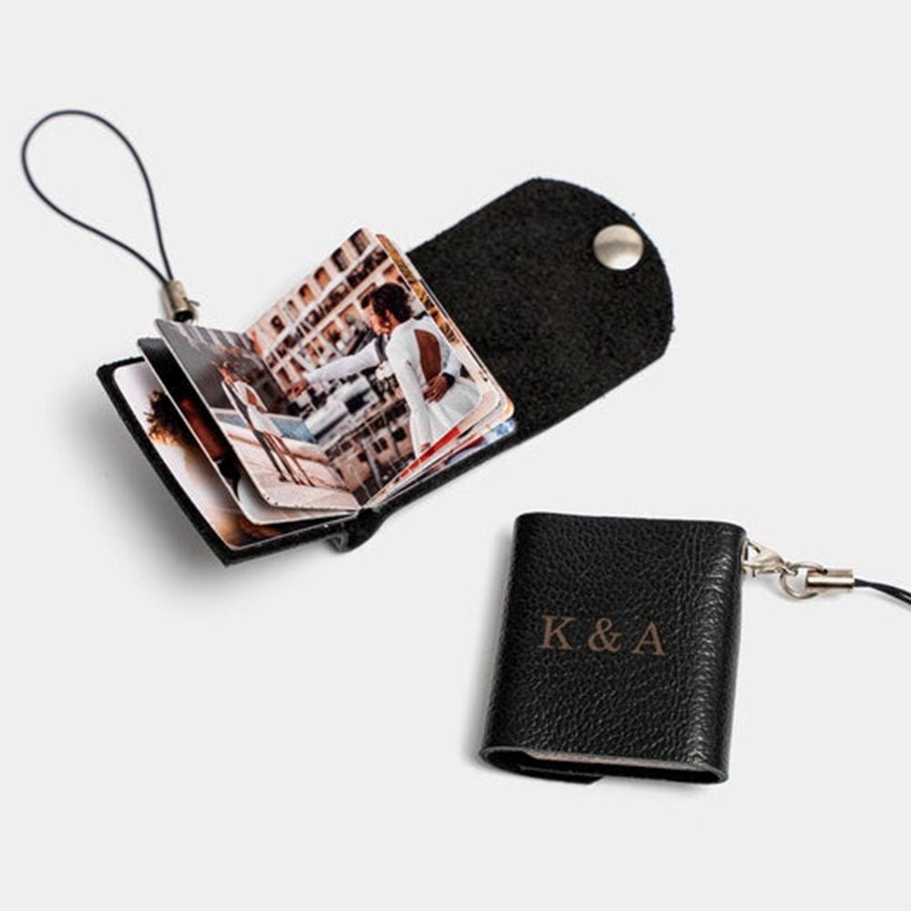 Mini fotoalbum sleutelhanger