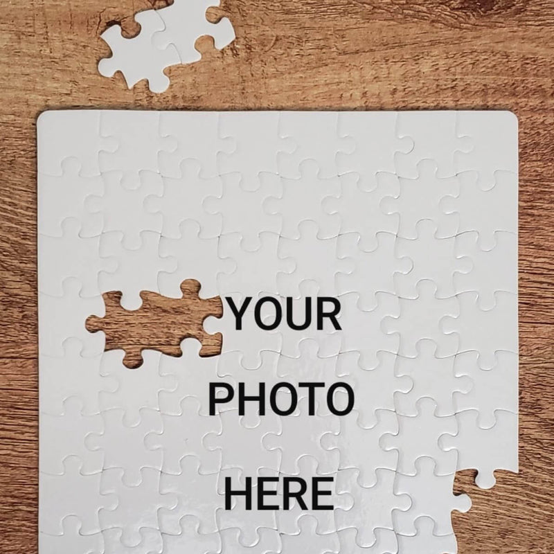 Gepersonaliseerde fotopuzzel met lijst, puzzelcadeau voor mannen