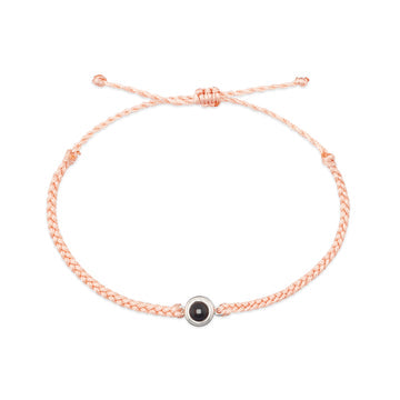 Bracelet photo rond personnalisé