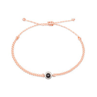 Bracelet photo rond personnalisé