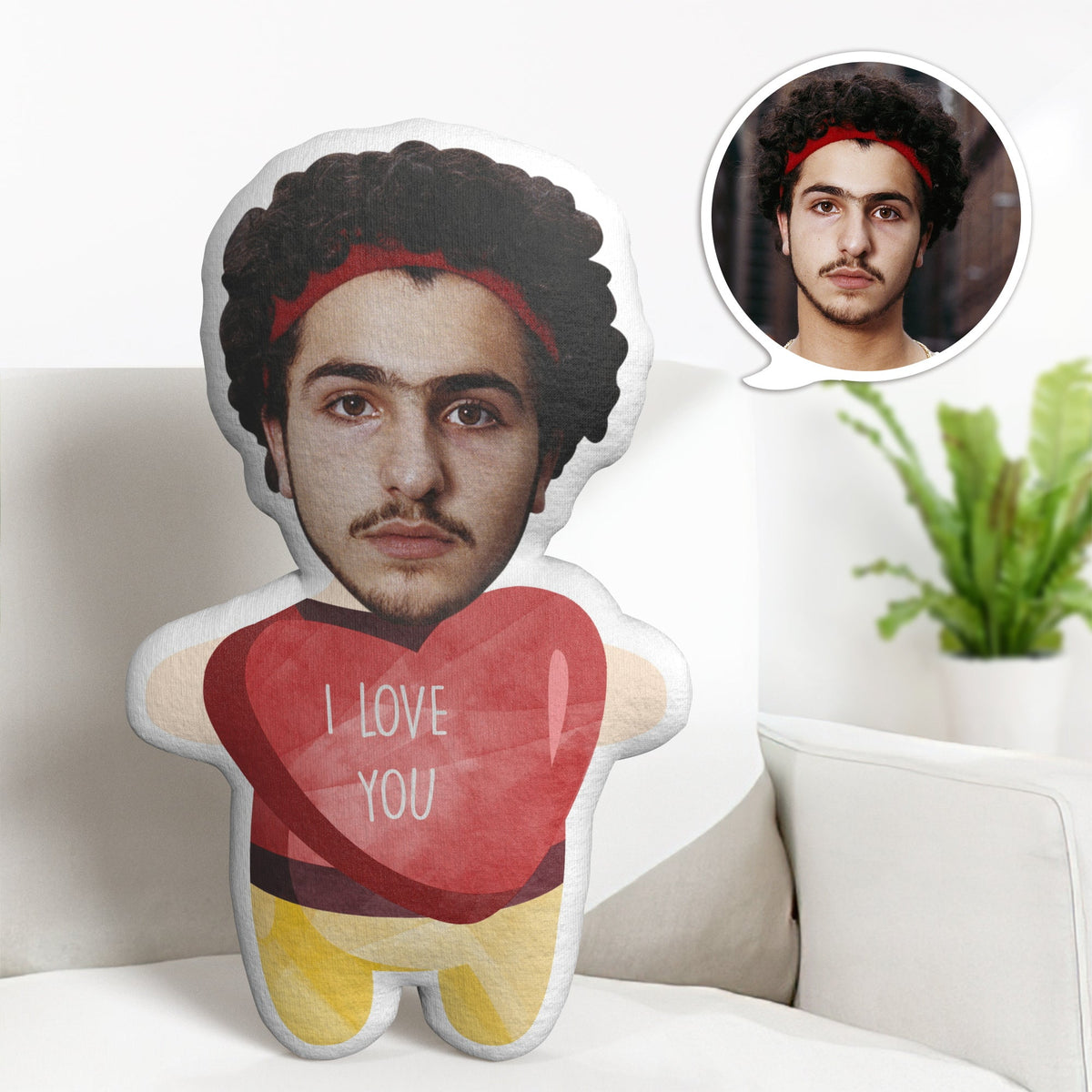 Mini oreiller personnalisé, cadeaux amusants et personnalisés