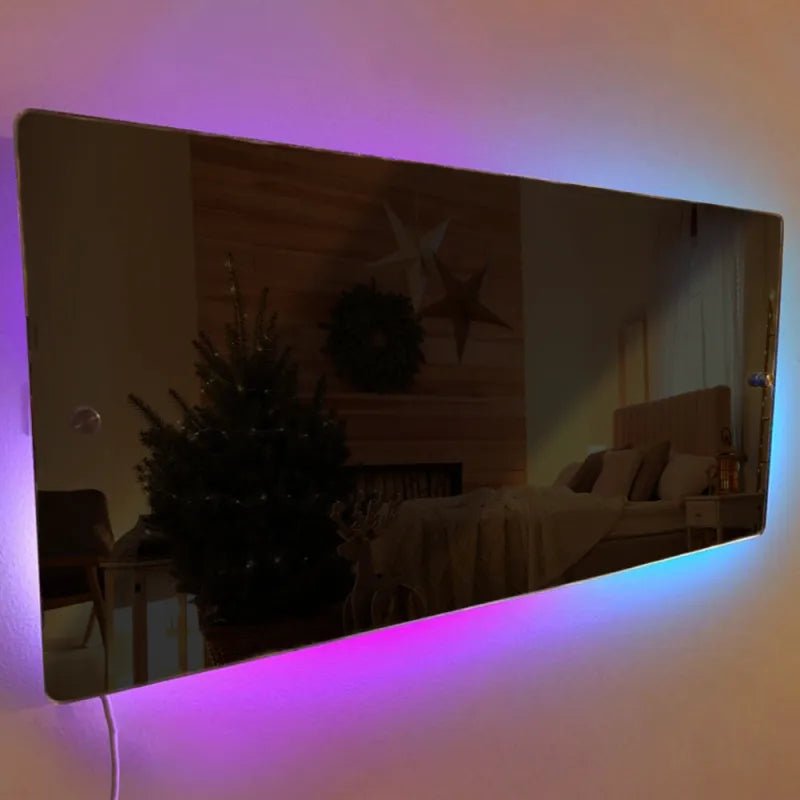 Kleurrijke LED-spiegellichtmast voor kinderkamer