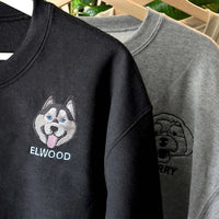 Op maat geborduurd huisdier t-shirt, hoodie, sweatshirt geborduurd, gepersonaliseerd
