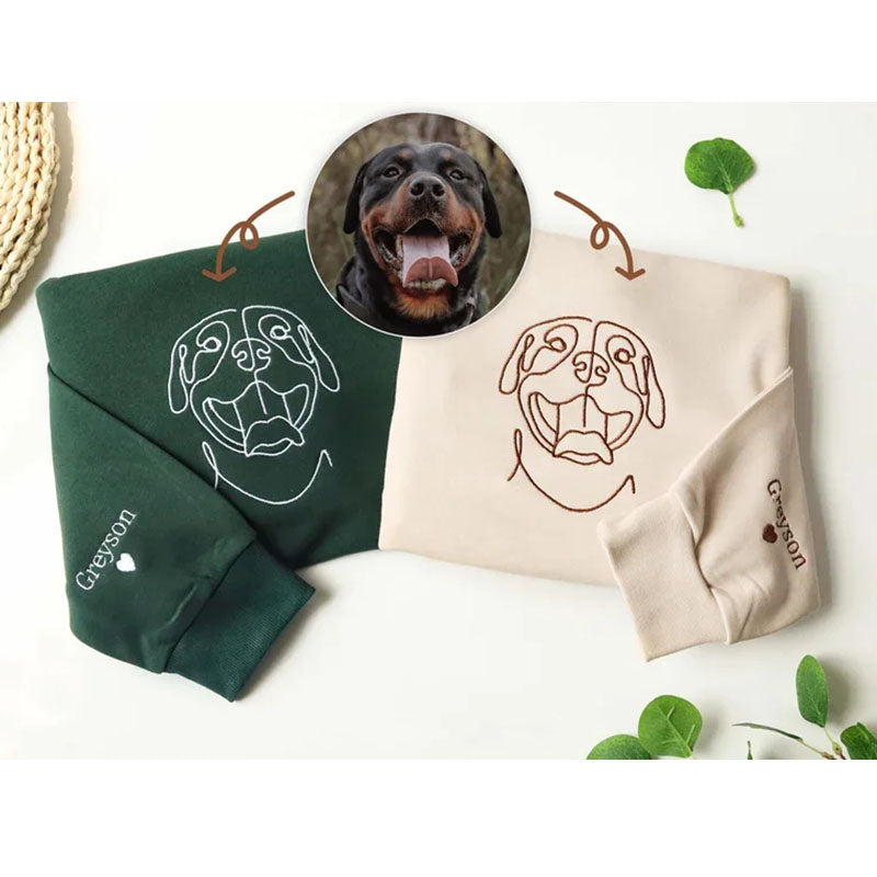Op maat geborduurd T-shirt/sweater/hoodie