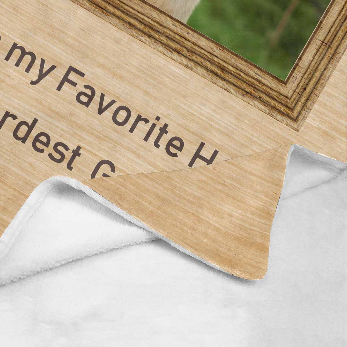 Personalisierte Decke mit Hundeporträt, individuelle Decke mit Foto und Namen, individuelles Gesicht und Namen, ultraweiche Micro-Fleece-Foto Decke von Miss