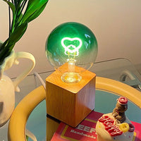 Dimbare bedlamp met individuele tekst Light and Shadow Love