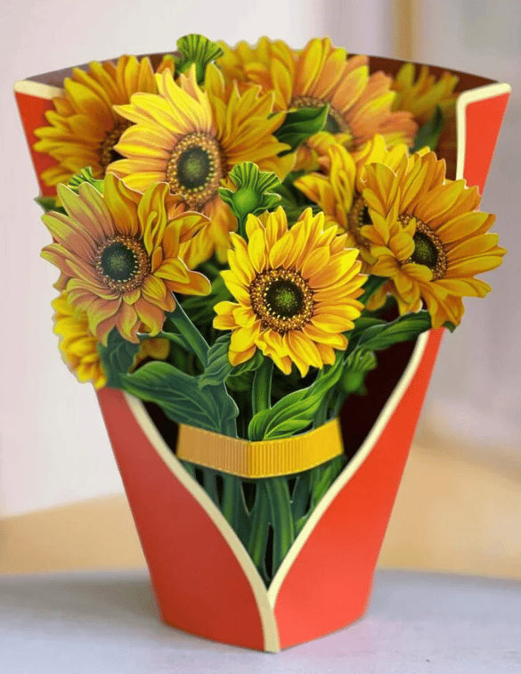 🎁Moederdagcadeau💐Pop-upboeket wenskaart💐Cadeau voor mama