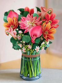 🎁Moederdagcadeau💐Pop-upboeket wenskaart💐Cadeau voor mama