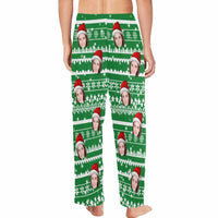 Pyjama personnalisé avec chapeau rouge et flocon de neige pour homme et femme