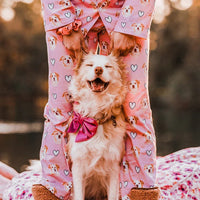 Ensembles de pyjama personnalisés avec visage d'animal sur vêtements de nuit pour femmes