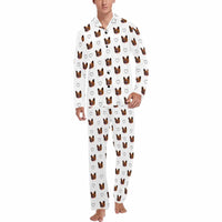 Ensembles de pyjama personnalisés avec visage d'animal sur vêtements de nuit pour femmes