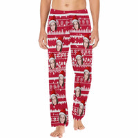 Pyjama personnalisé avec chapeau rouge et flocon de neige pour homme et femme