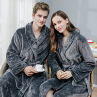 Peignoir en peluche personnalisé brodé sur mesure, cadeau d'anniversaire, cadeau de mariage, peignoir de nuit adulte homme femme pour maman