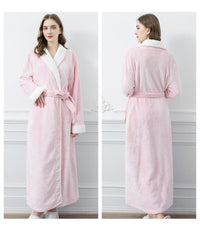 Peignoir en peluche personnalisé brodé sur mesure, cadeau d'anniversaire, cadeau de mariage, peignoir de nuit adulte homme femme pour maman