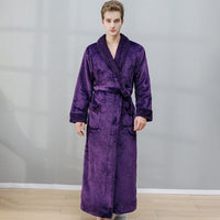 Peignoir en peluche personnalisé brodé sur mesure, cadeau d'anniversaire, cadeau de mariage, peignoir de nuit adulte homme femme pour maman