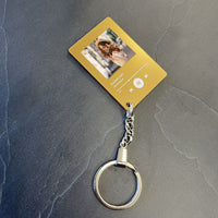 Porte-clés personnalisé avec plaque de chanson, porte-clés personnalisés, photo, album de mots-clés de playlist de chansons, haute qualité, cadeau d'anniversaire