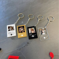 Porte-clés personnalisé avec plaque de chanson, porte-clés personnalisés, photo, album de mots-clés de playlist de chansons, haute qualité, cadeau d'anniversaire