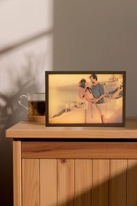 Aangepaste LED-lichtschilderij van foto, schaduwdoosschilderij, bedlamp, woondecoratie, wanddecoratie, verjaardagscadeaus, jubileumcadeaus