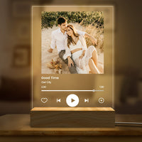 Veilleuse LED musicale personnalisée, créez votre propre chanson d'art musical, plaque photo musicale, décoration de dortoir