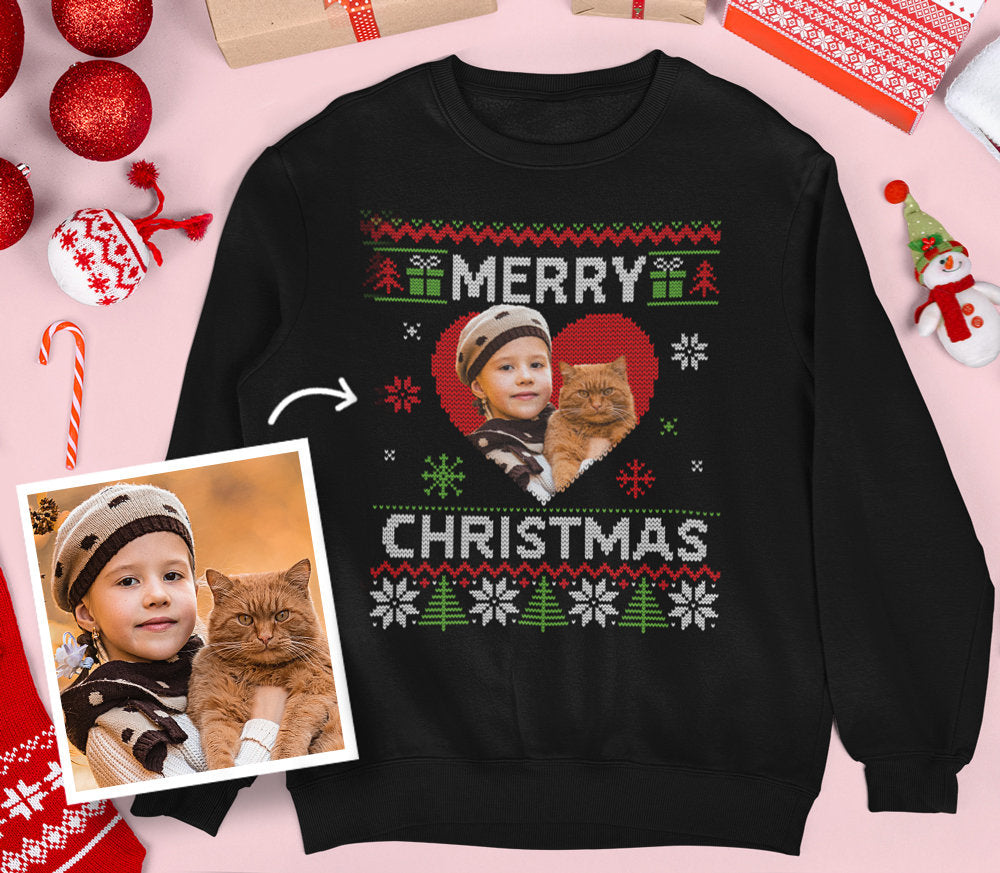 Sweat-shirt personnalisé de Noël amusant pour les amoureux des animaux