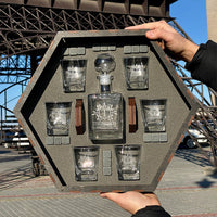 Whiskey Decanter Set, Gegraveerde Karaf, Gepersonaliseerd Whiskey Cadeau