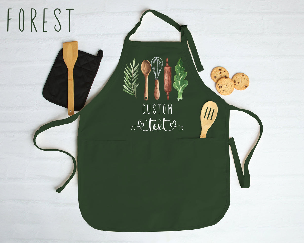 Tablier personnalisé pour femme, cadeau personnalisé fête des mères, tablier de cuisine pour maman, cadeau personnalisé pour maman, tablier de cuisine personnalisé