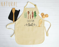Tablier personnalisé pour femme, cadeau personnalisé fête des mères, tablier de cuisine pour maman, cadeau personnalisé pour maman, tablier de cuisine personnalisé