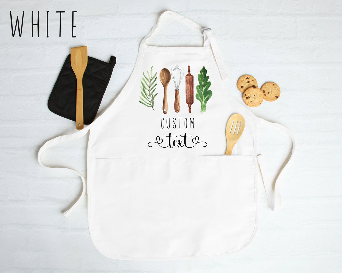 Tablier personnalisé pour femme, cadeau personnalisé fête des mères, tablier de cuisine pour maman, cadeau personnalisé pour maman, tablier de cuisine personnalisé