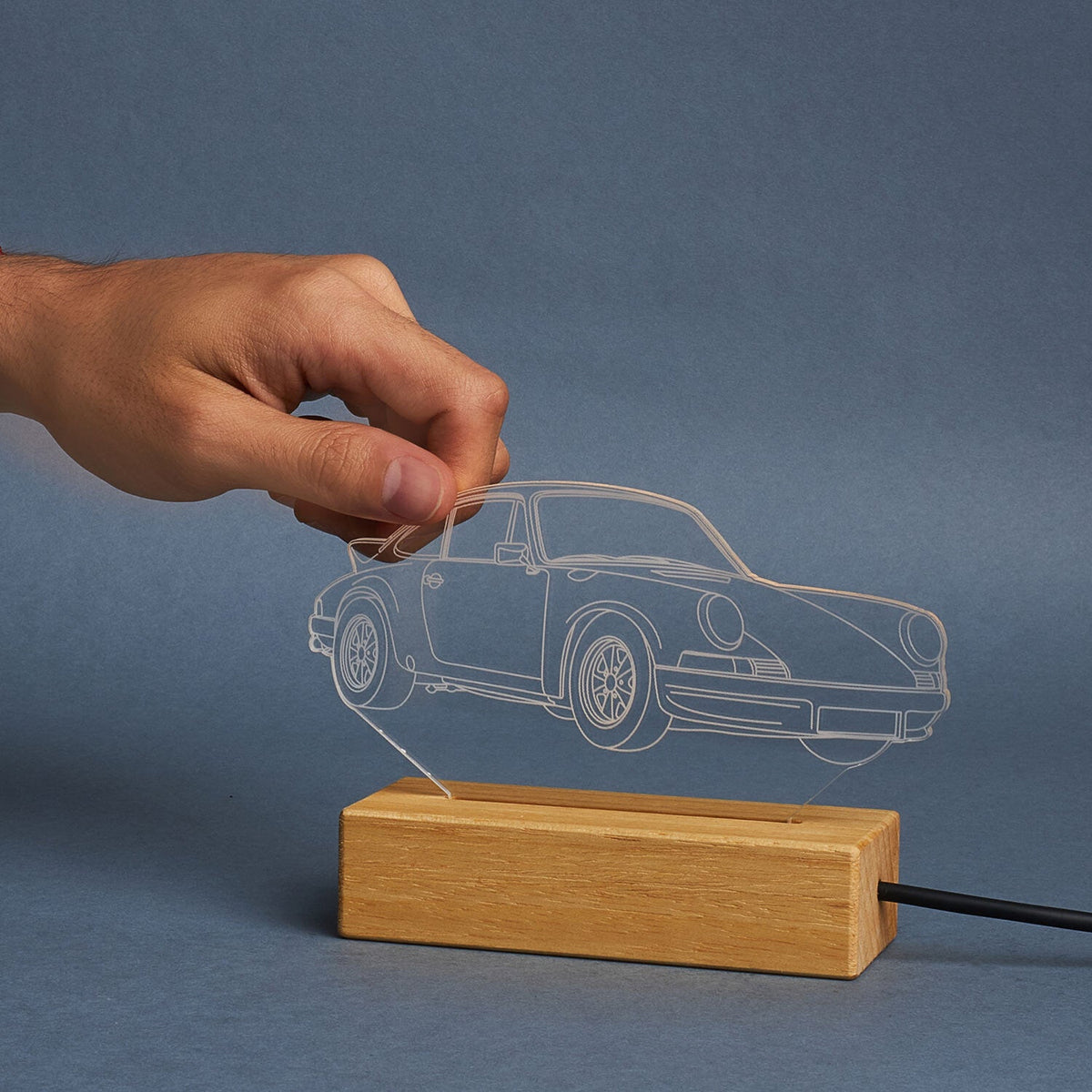 Conception de voiture de sport, lumières LED, cadeau pour lui, lampe de table F1, cadeaux pour les amateurs de voitures. Veilleuse voiture vintage, cadeau pour petit ami
