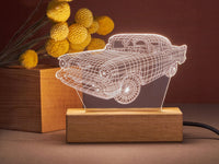 Conception de voiture de sport, lumières LED, cadeau pour lui, lampe de table F1, cadeaux pour les amateurs de voitures. Veilleuse voiture vintage, cadeau pour petit ami
