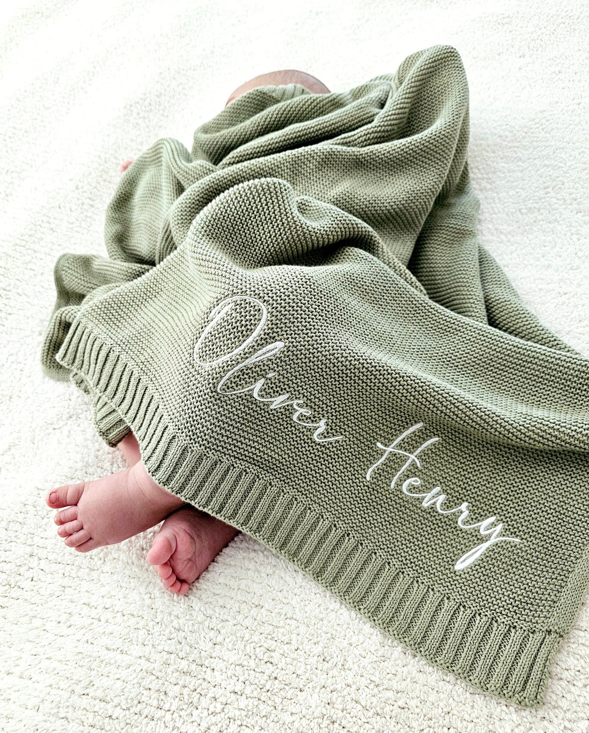 Couverture pour bébé, cadeau pour bébé, cadeau pour nouveau-né, nom personnalisé, couverture pour poussette, cadeau pour nouveau-né, tricot en coton doux et respirant, cadeau de baby shower
